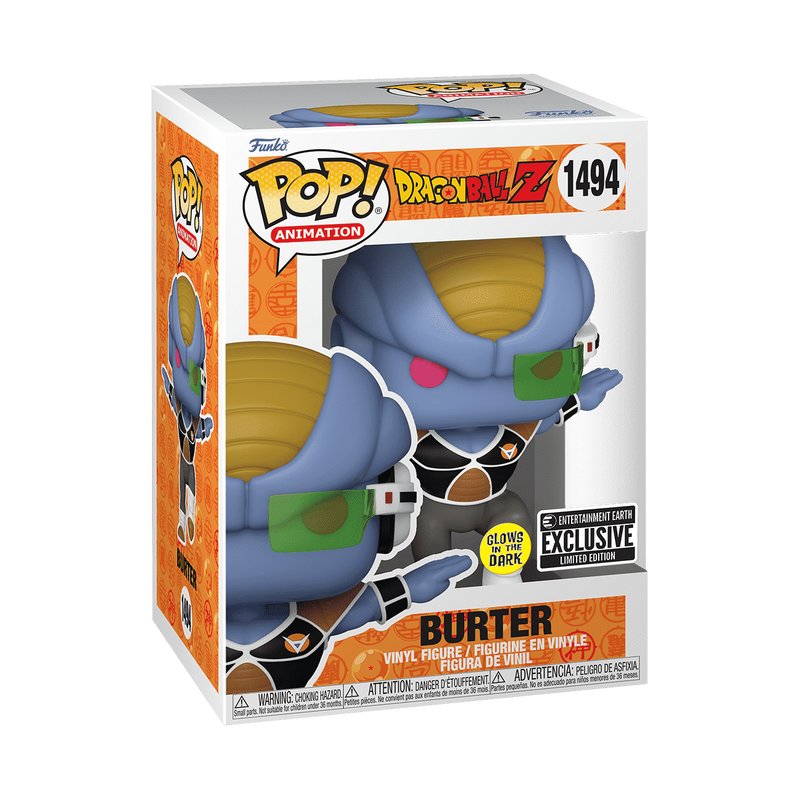 POP! Animation: Dragon Ball Z #1494 Burter (Glow-In-The-Dark) Vinyl Figure