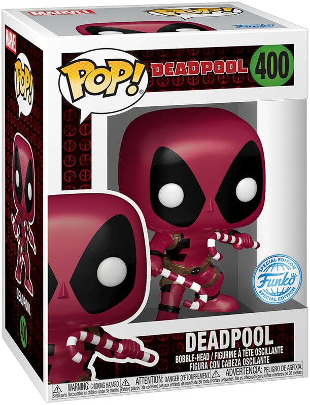 POP! Tees: Marvel #400 Deadpool Vinyl Figure & Unisex T-Shirt