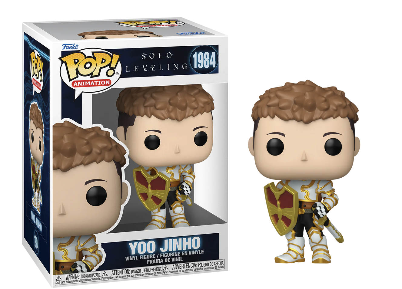 Funko Pop! vinyl figure in packaging with 'Yoo Jinho' on a white background