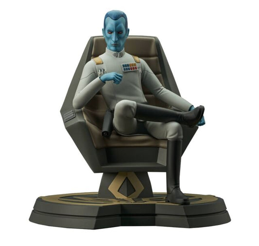 Star Wars: Rebels - Grand Admiral Thrawn (On Throne) - Premier Collection Statue