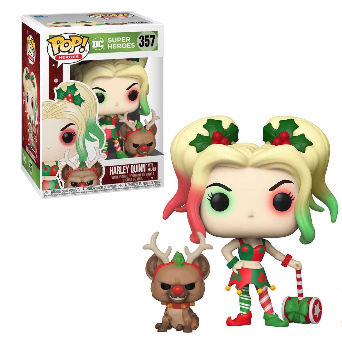 POP! Heroes: DC Super Heroes #357 Harley Quinn With Helper Vinyl Figure