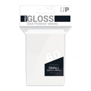 Ultra PRO PRO-Gloss Deck Protector Small Size Card Sleeves (60) (White)