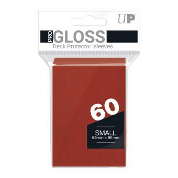 Ultra PRO PRO-Gloss Deck Protector Small Size Card Sleeves (60) (Red)