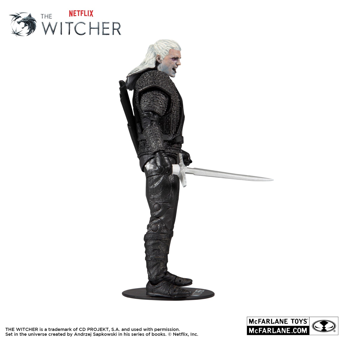 Witcher - Geralt of Rivia (Kikimora Battle) - 7IN Action Figure