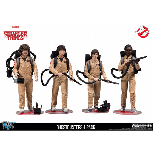 McFarlane Toys Stranger Things Ghostbusters Deluxe Box 4-Pack AF