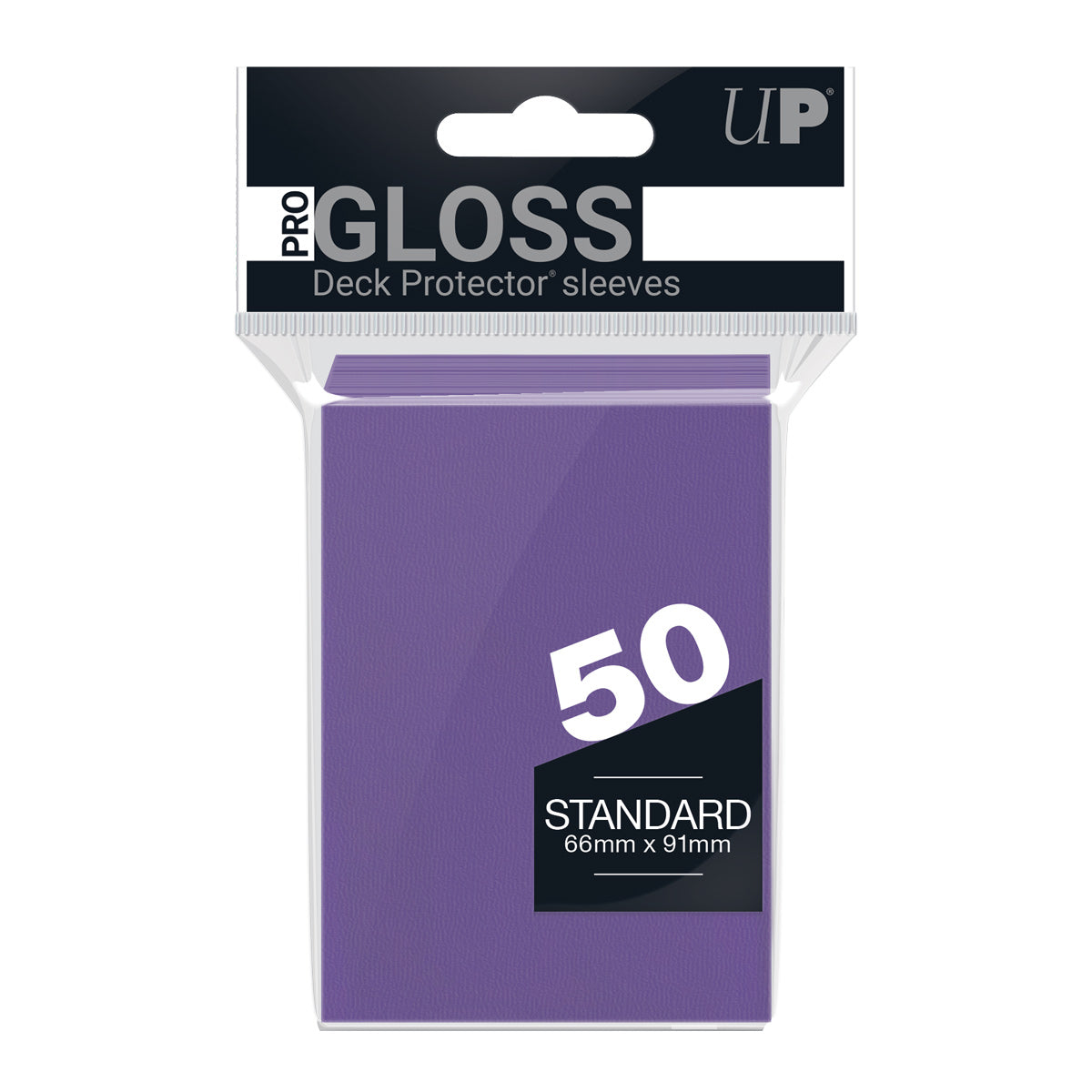 Ultra PRO PRO-Gloss Deck Protector Standard Size Card Sleeves (50) (Purple)