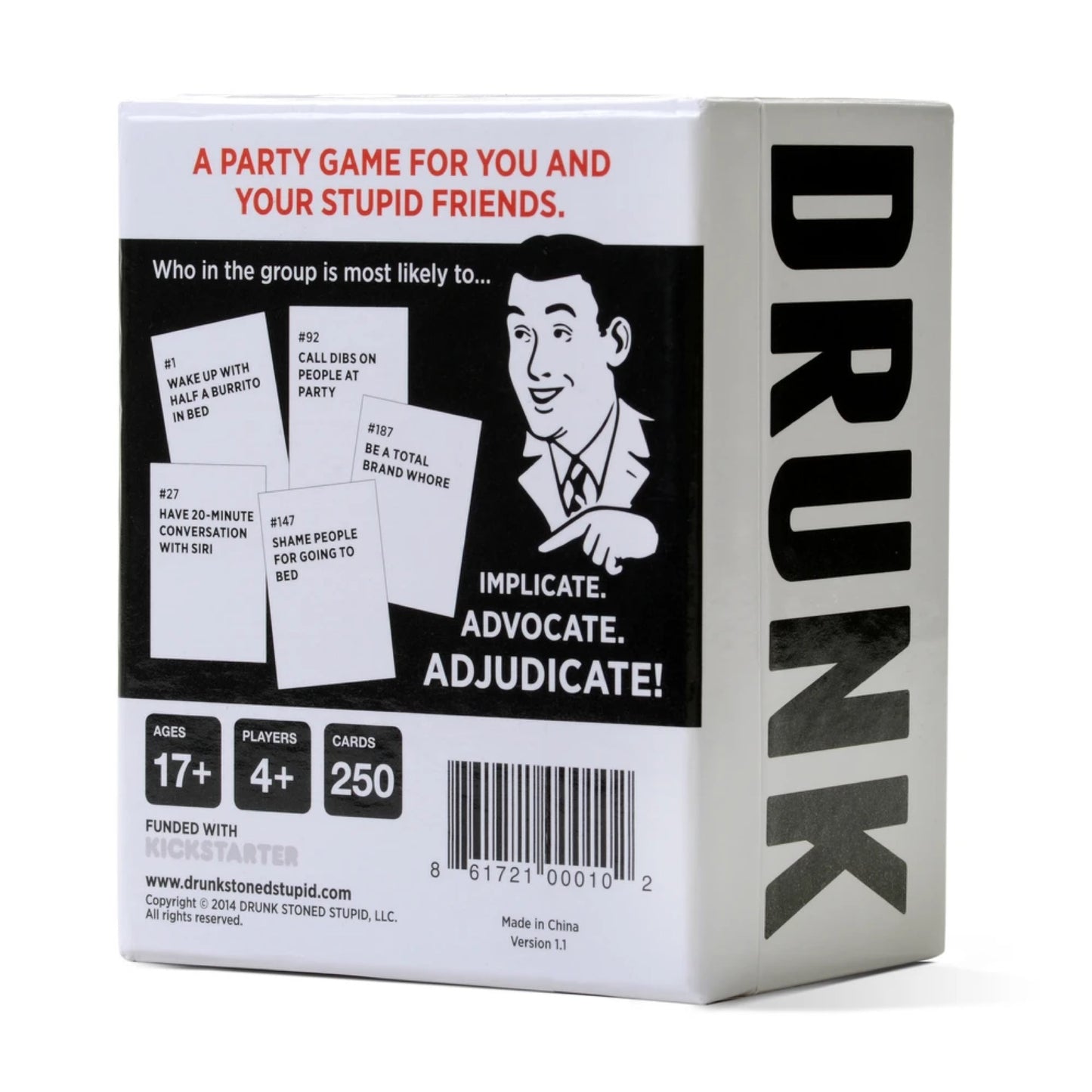 Drunk, Stoned or Stupid (A Party Game)