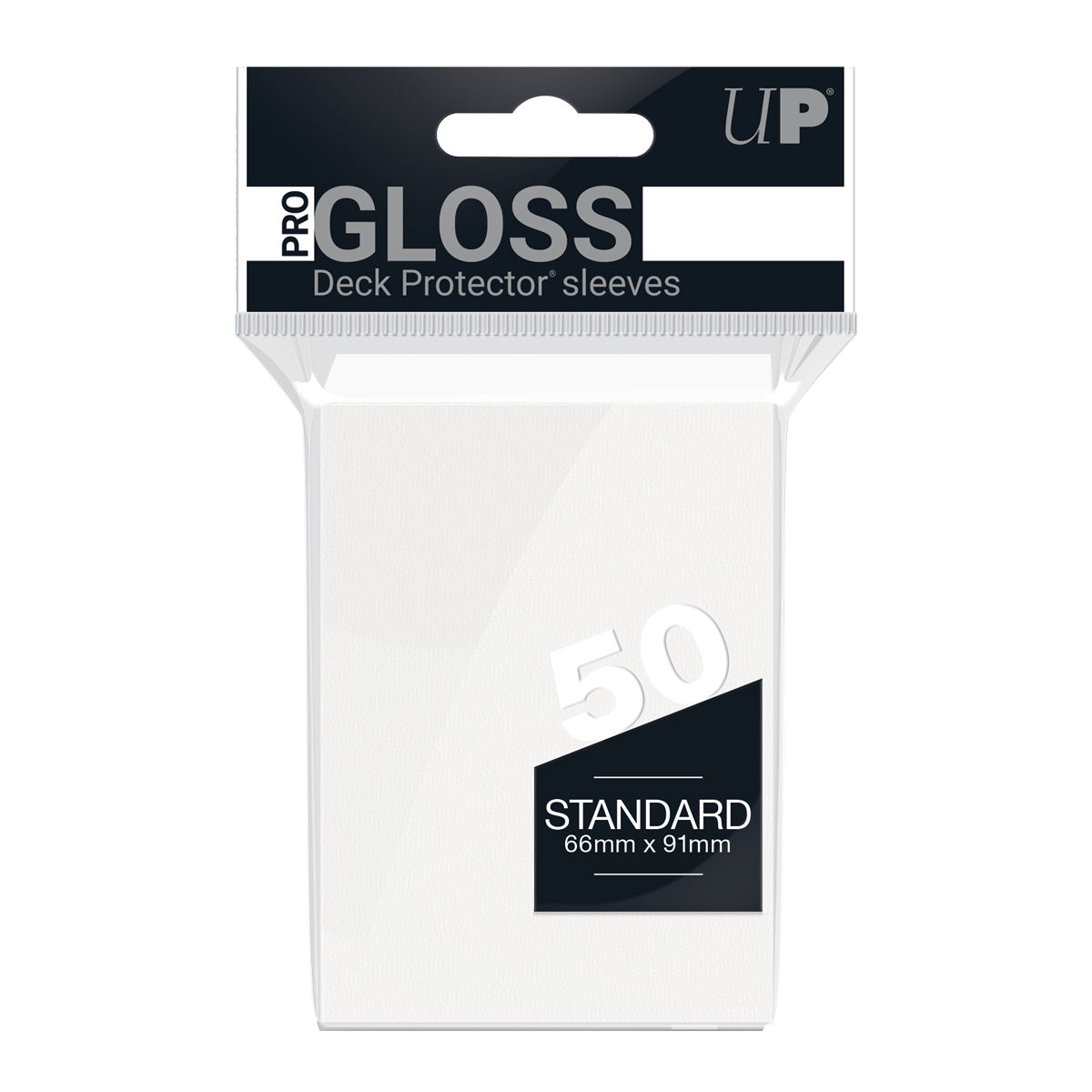 Ultra PRO PRO-Gloss Deck Protector Standard Size Card Sleeves (50) (Clear)