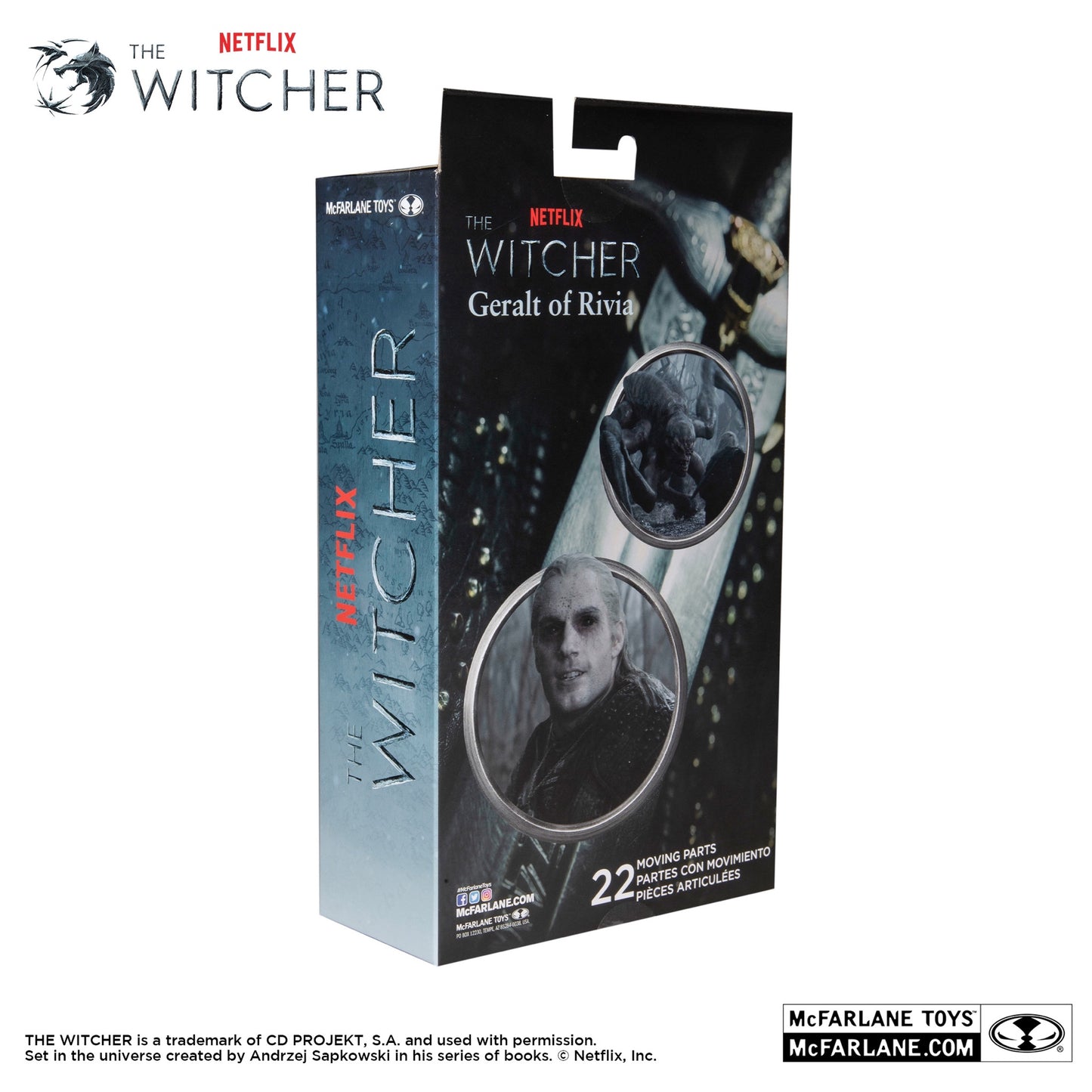 Witcher - Geralt of Rivia (Kikimora Battle) - 7IN Action Figure