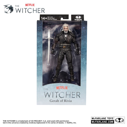 Witcher - Geralt of Rivia (Kikimora Battle) - 7IN Action Figure