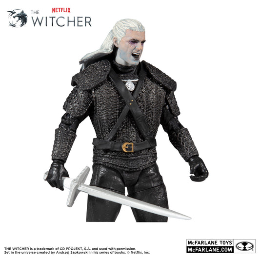 Witcher - Geralt of Rivia (Kikimora Battle) - 7IN Action Figure