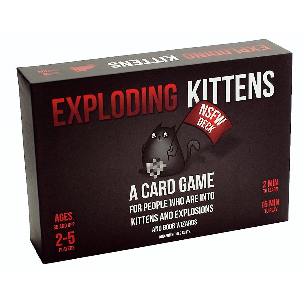 Exploding Kittens Card Game NSFW Edition