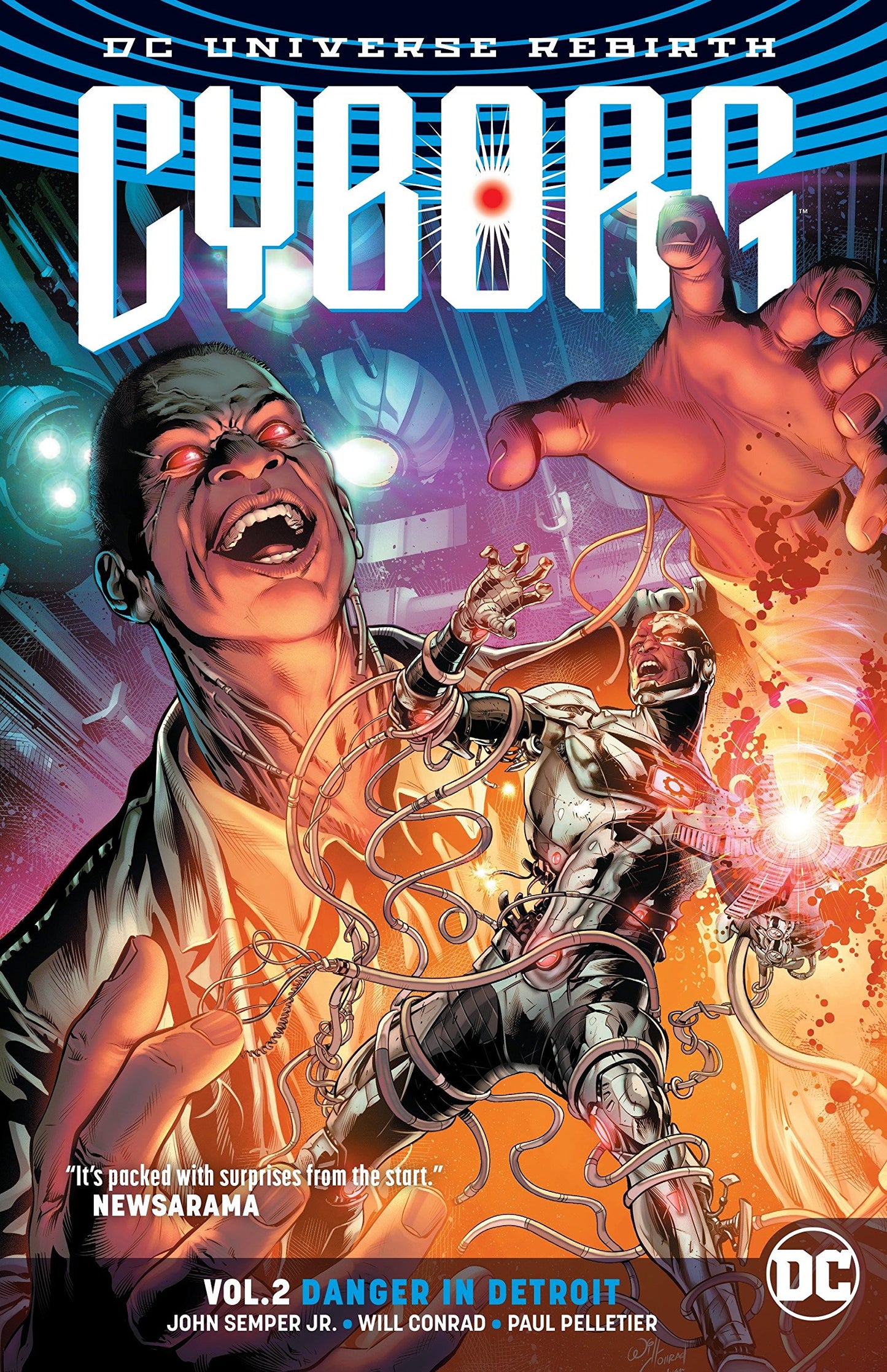 Cyborg (Rebirth) (Trade Paperback) Vol. 02 Danger In Detroit