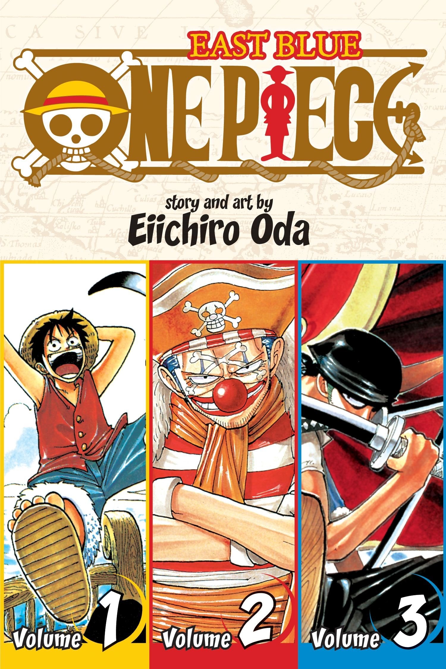 One Piece: (3-in-1) Edition (Paperback) Vol. 01 (1-2-3)