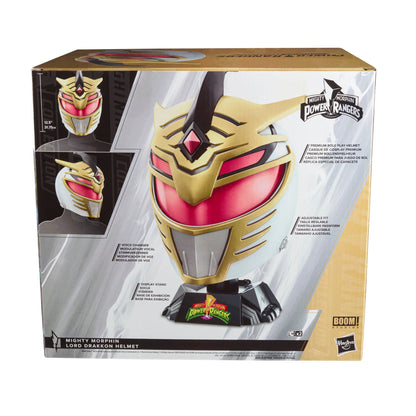 Power Rangers Lightning Collection - Mighty Morphin - Lord Drakkon - Premium Electronic Role Play Helmet
