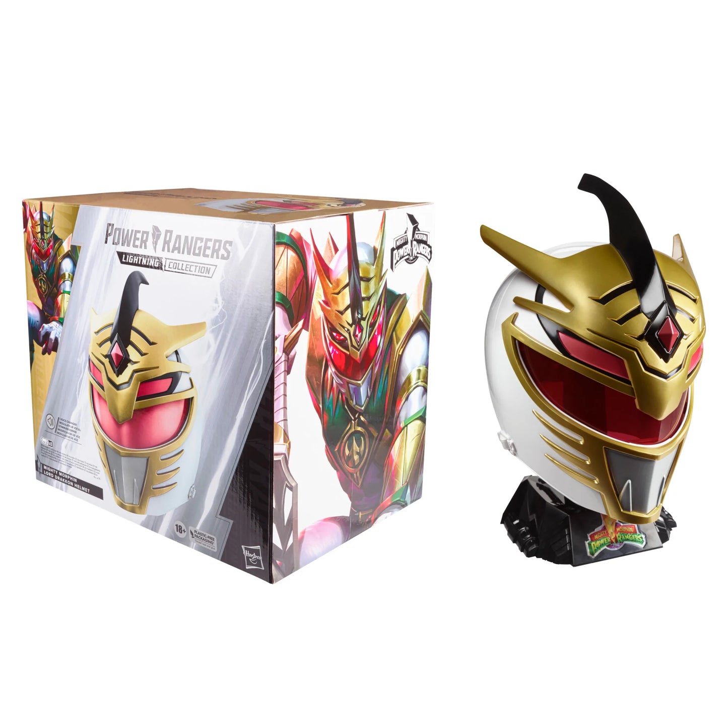 Power Rangers Lightning Collection - Mighty Morphin - Lord Drakkon - Premium Electronic Role Play Helmet